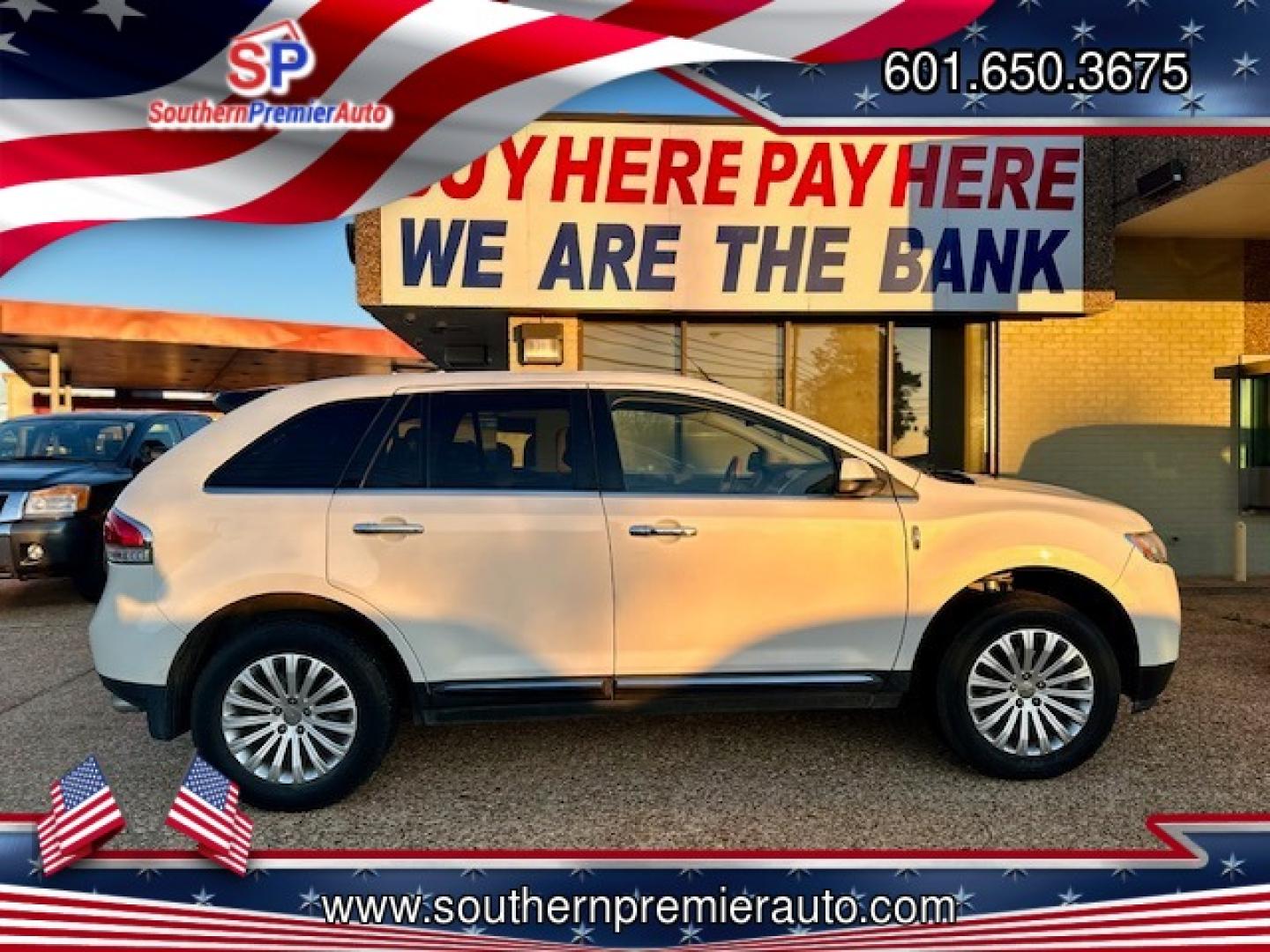 2013 WHITE LINCOLN MKX BASE (2LMDJ6JK0DB) , located at 922 W. Beacon St., Philadelphia, MS, 39350, (601) 650-3675, 32.770447, -89.127151 - Photo#6